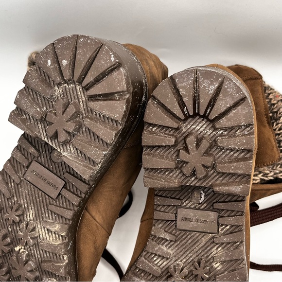 BARNEYS NEW YORK LEATHER NUBUCK HIKING STYLE BOOT - Picture 9 of 15